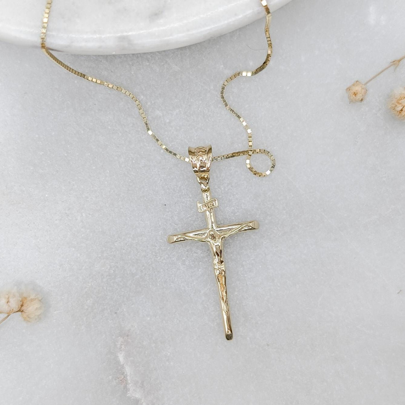 Medium Crucifix Cross Necklace