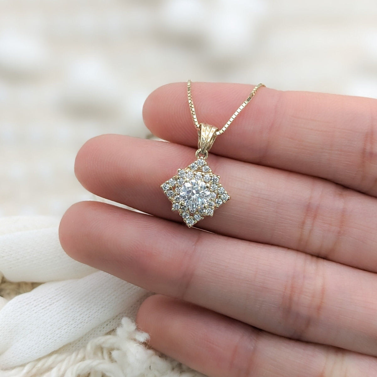 Infinity Square Pendant