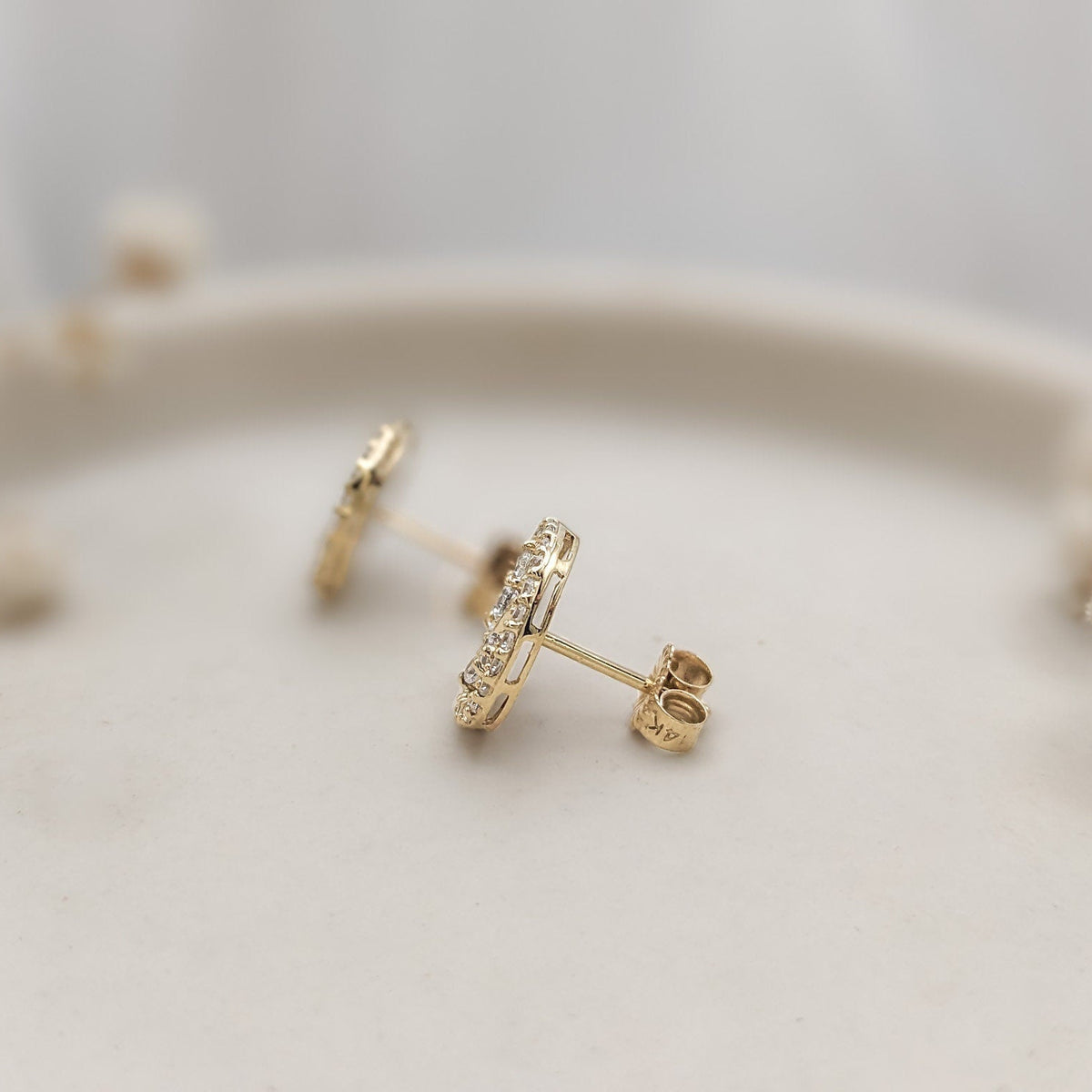 Butterfly Halo Earrings