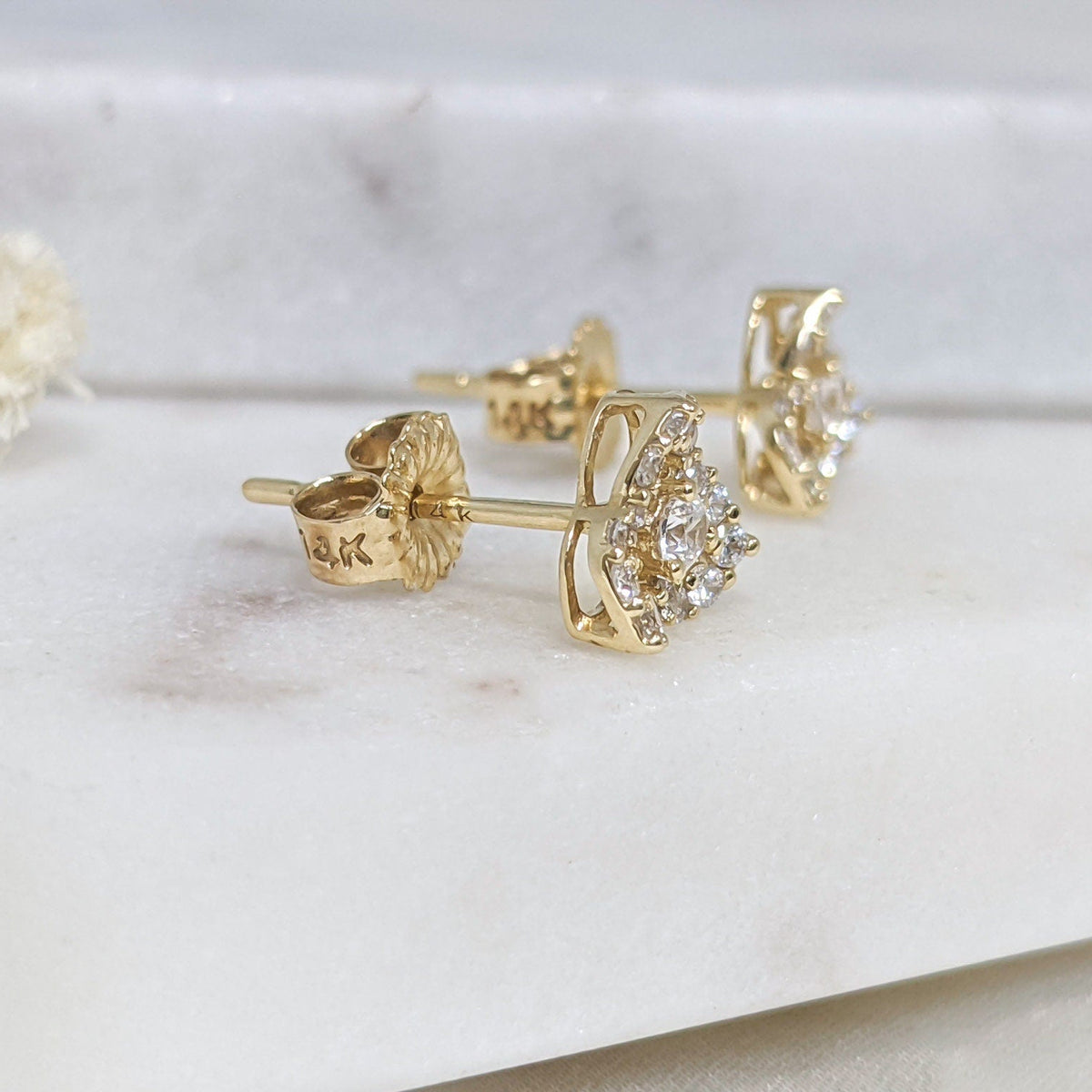 Trillium Petal Earrings
