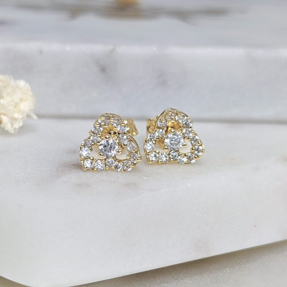 Trillium Petal Earrings