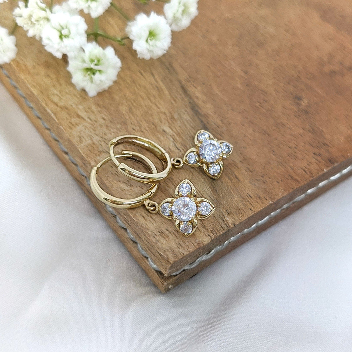 Blossom Hoop Earrings