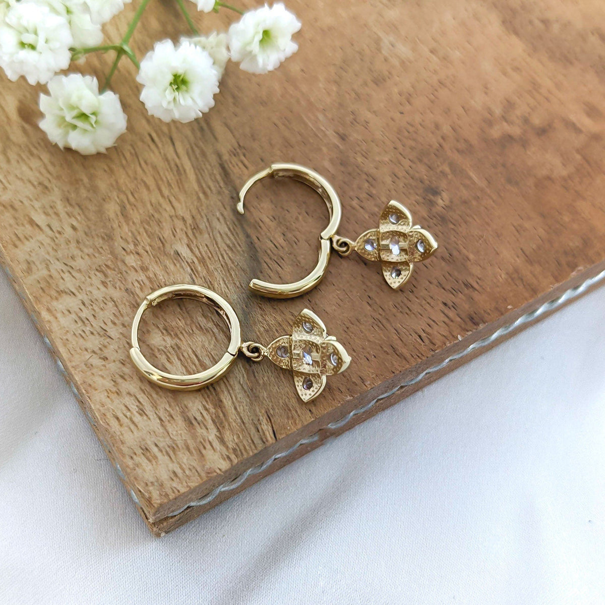 Blossom Hoop Earrings