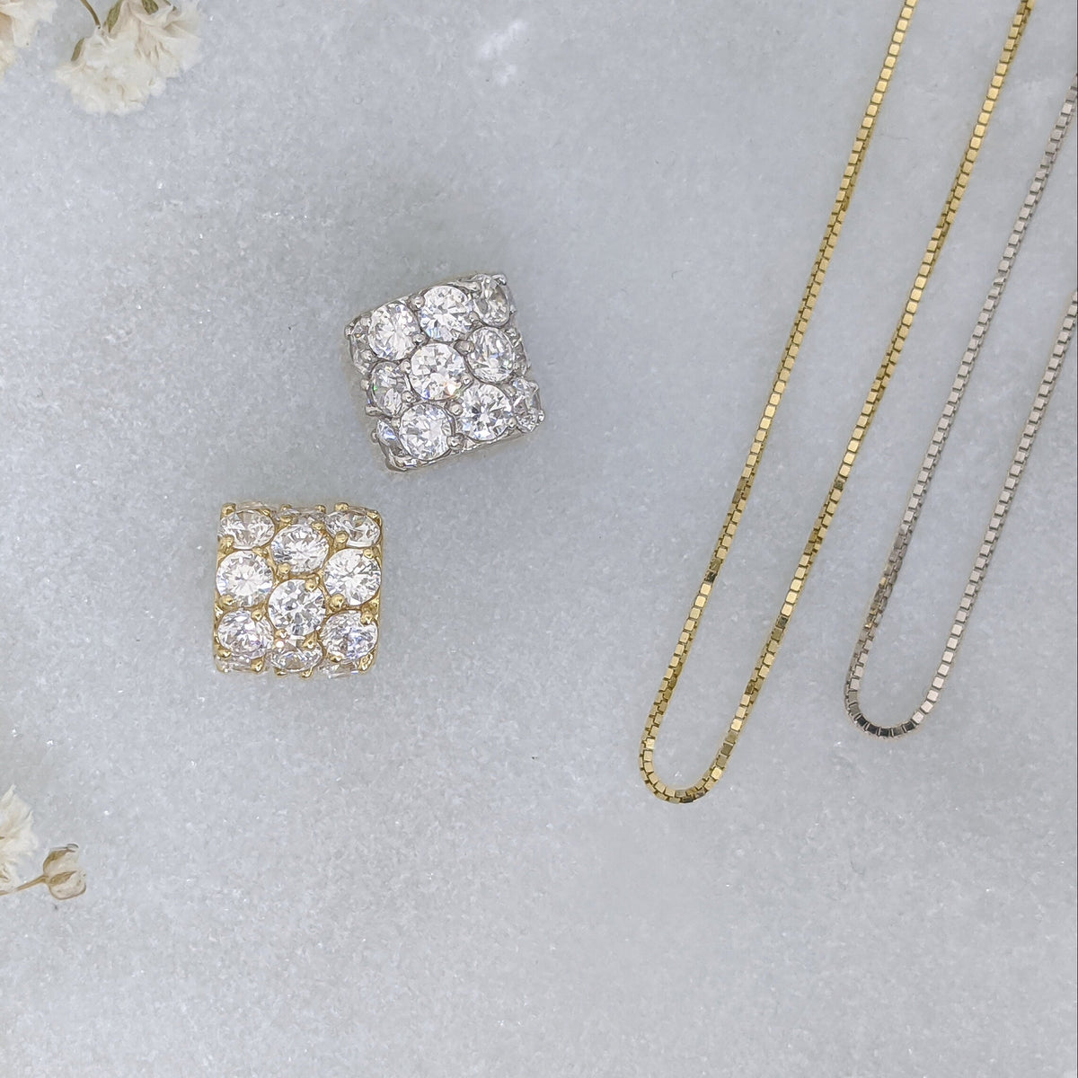 Eternity Pavé Tube Pendant