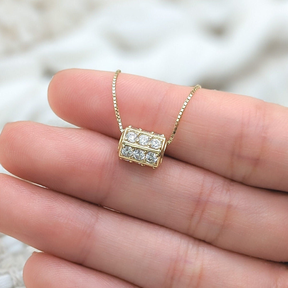 Eternity Mini Tube Pendant