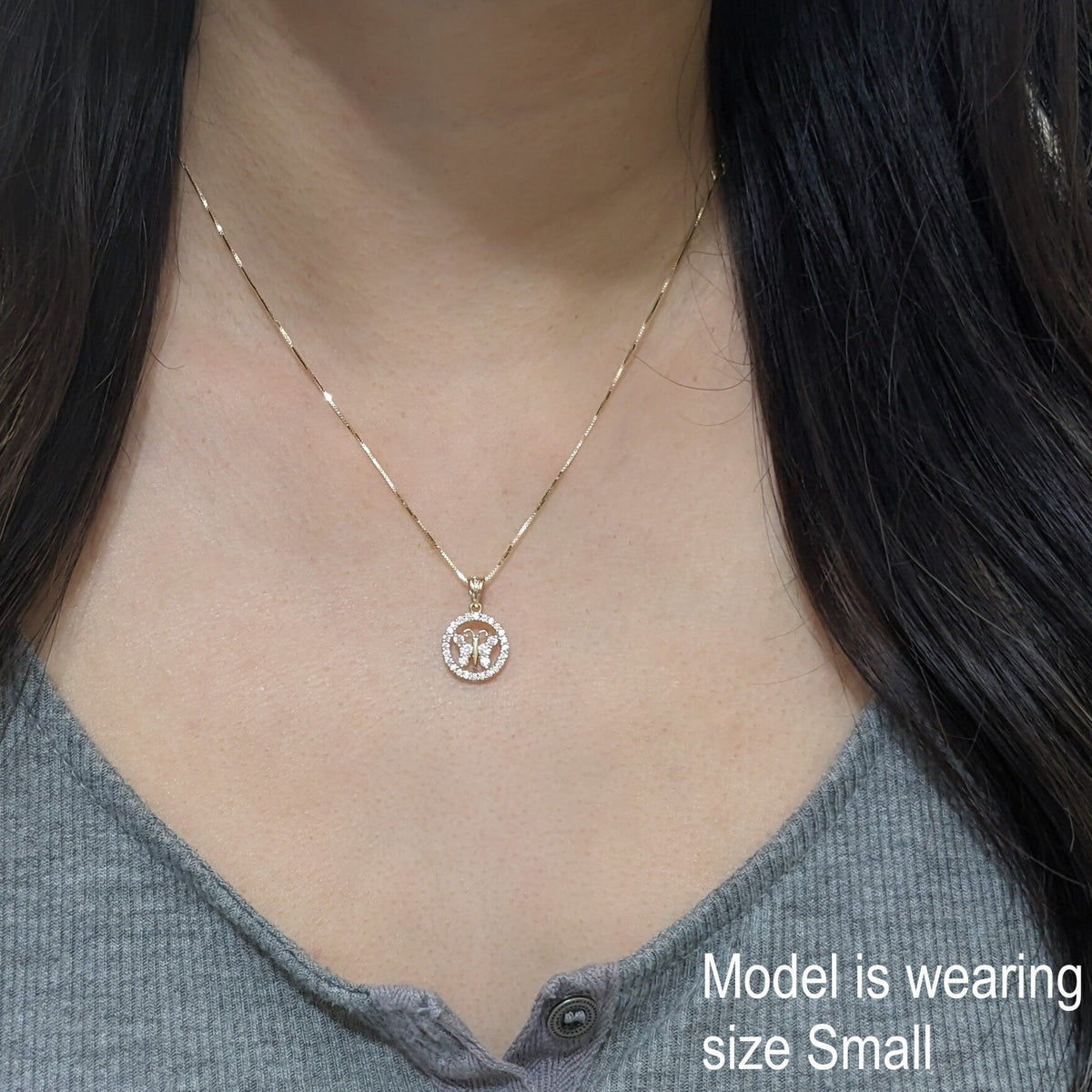 Butterfly Halo Pendant