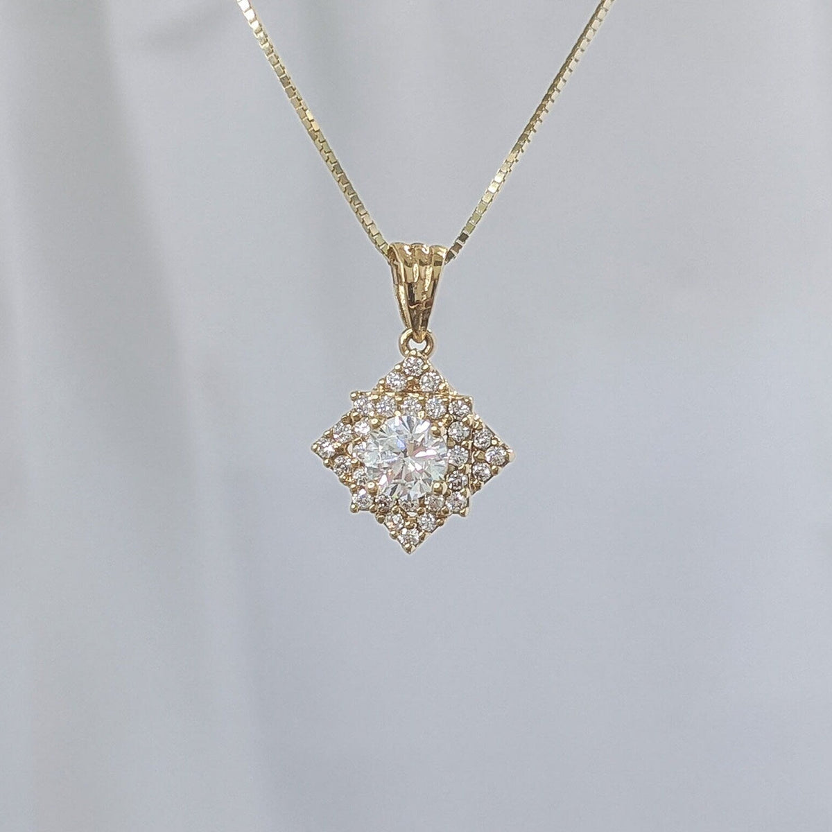 Infinity Square Pendant