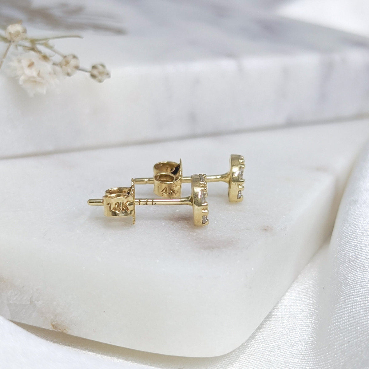 Cluster Circle Earrings