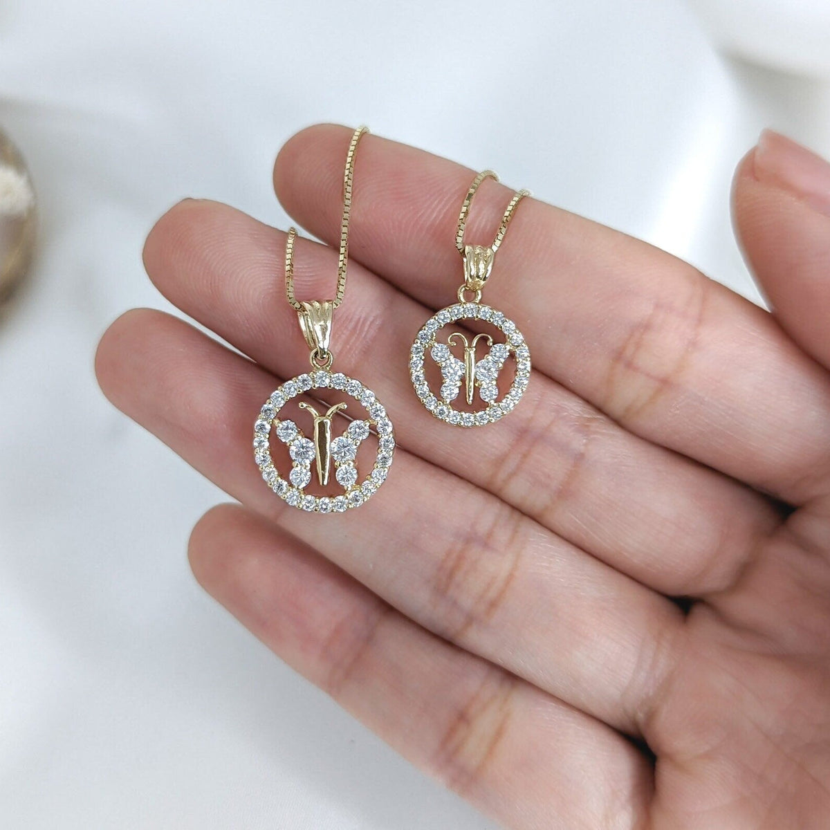 Butterfly Halo Pendant