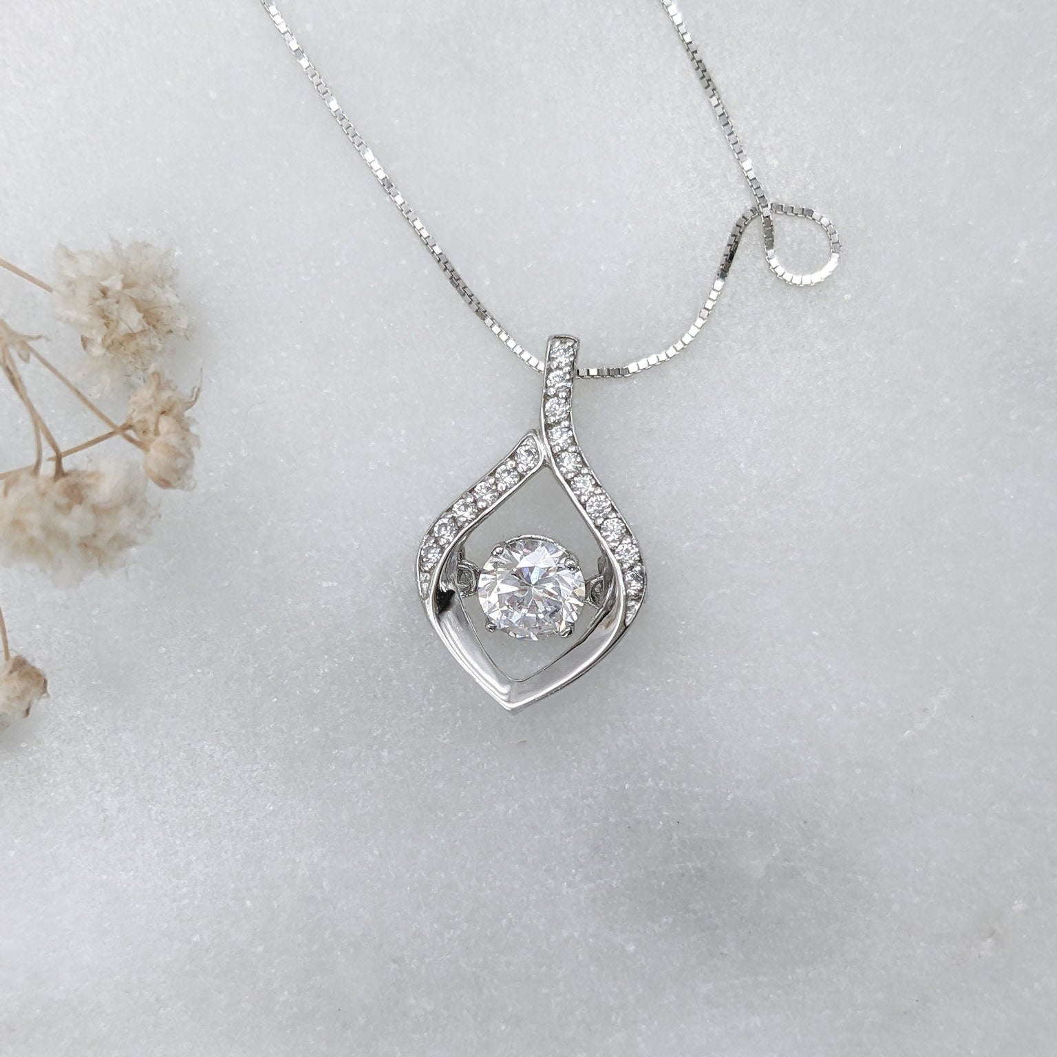 Tear Drop Dancing Pendant