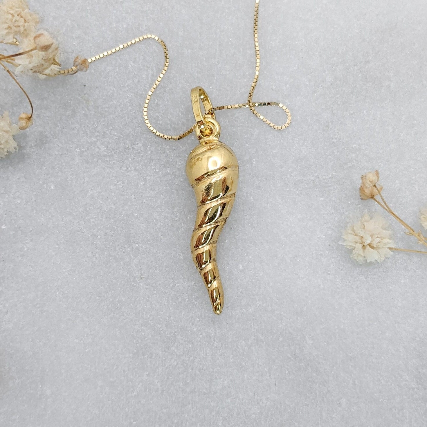 Italian Horn Pendant
