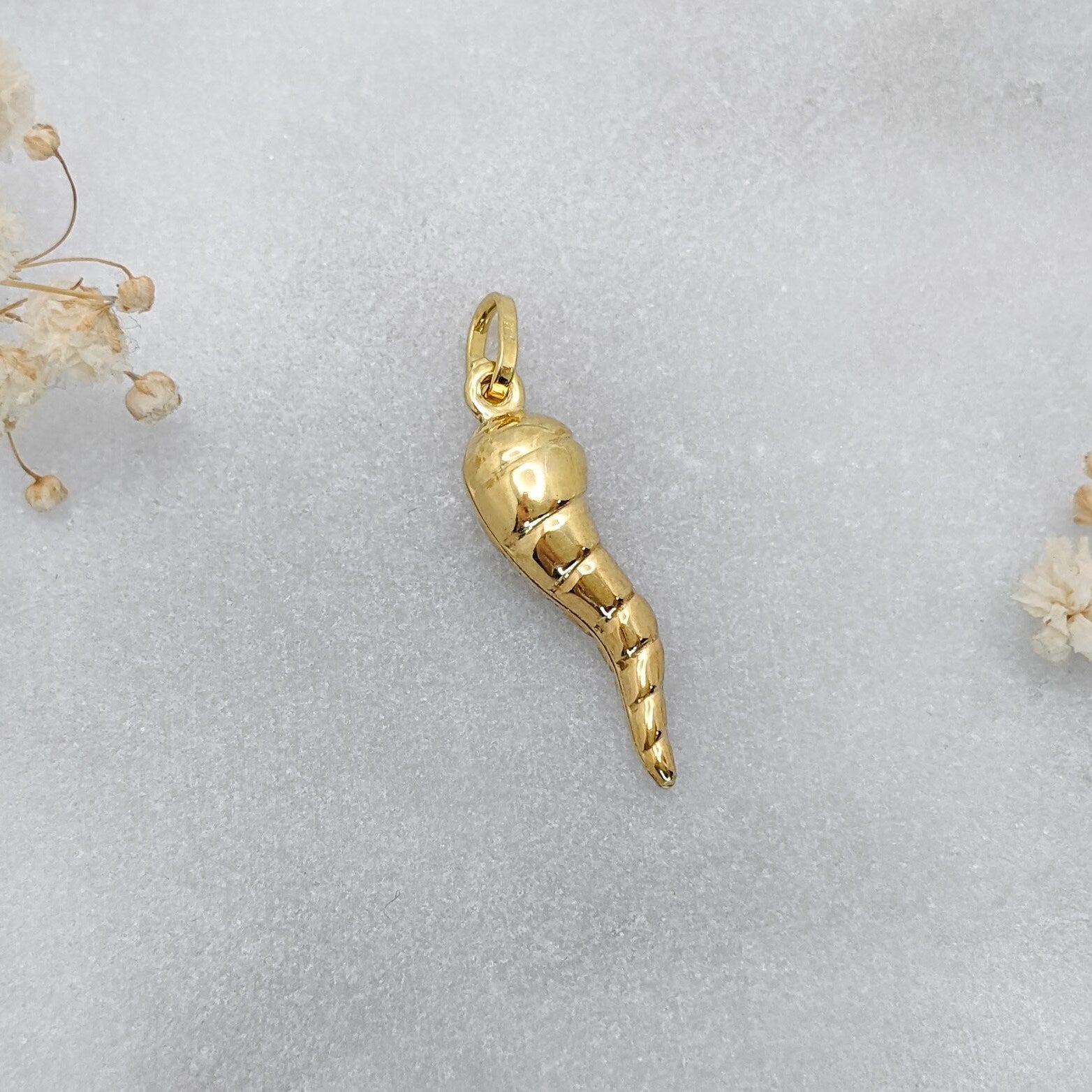 Italian Horn Pendant