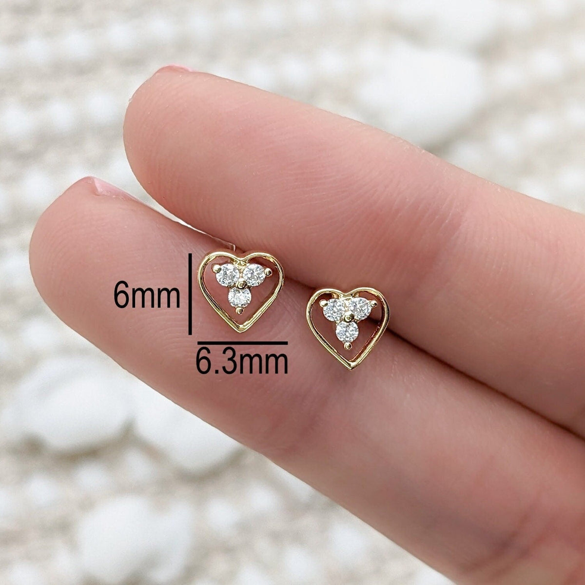 Mini Heart Earrings
