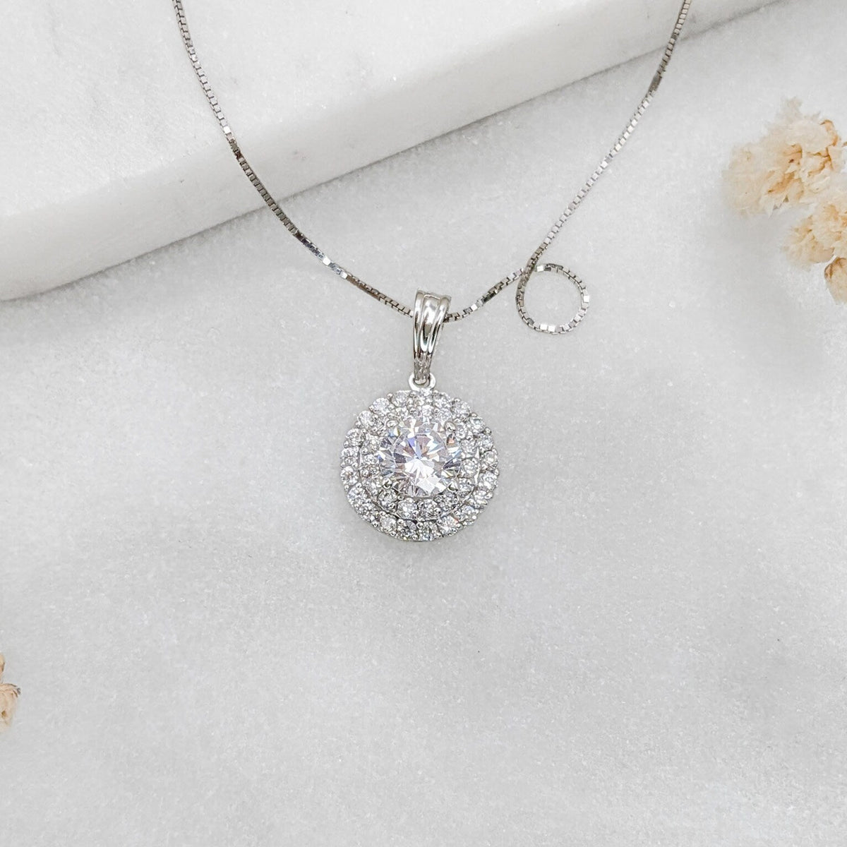 Double Halo Pendant