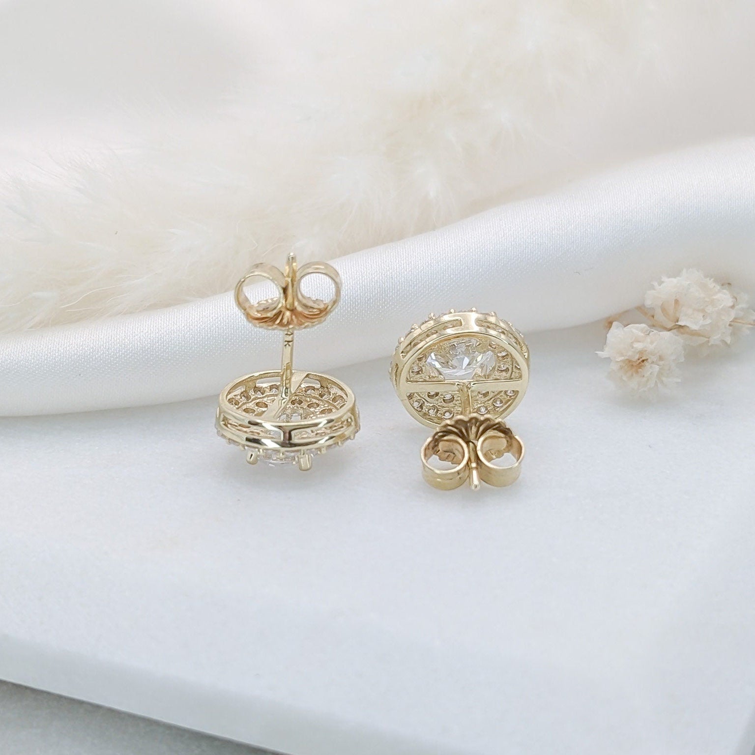 Double Halo Earrings