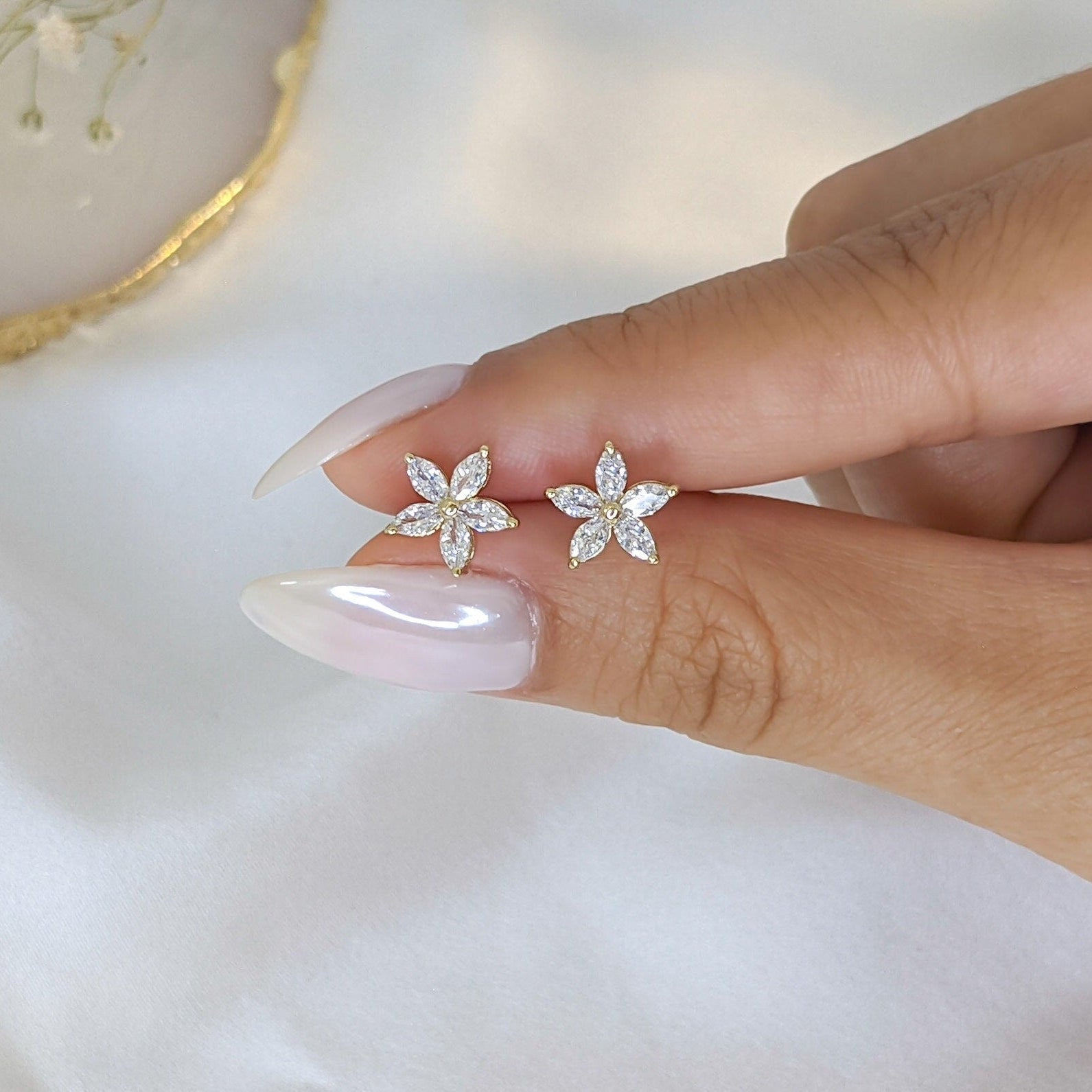 Lily Flower Earrings
