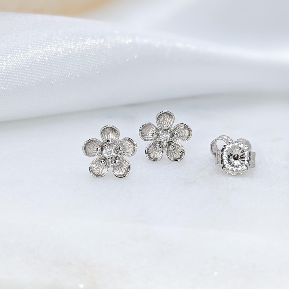 Small Flower Stud Earrings