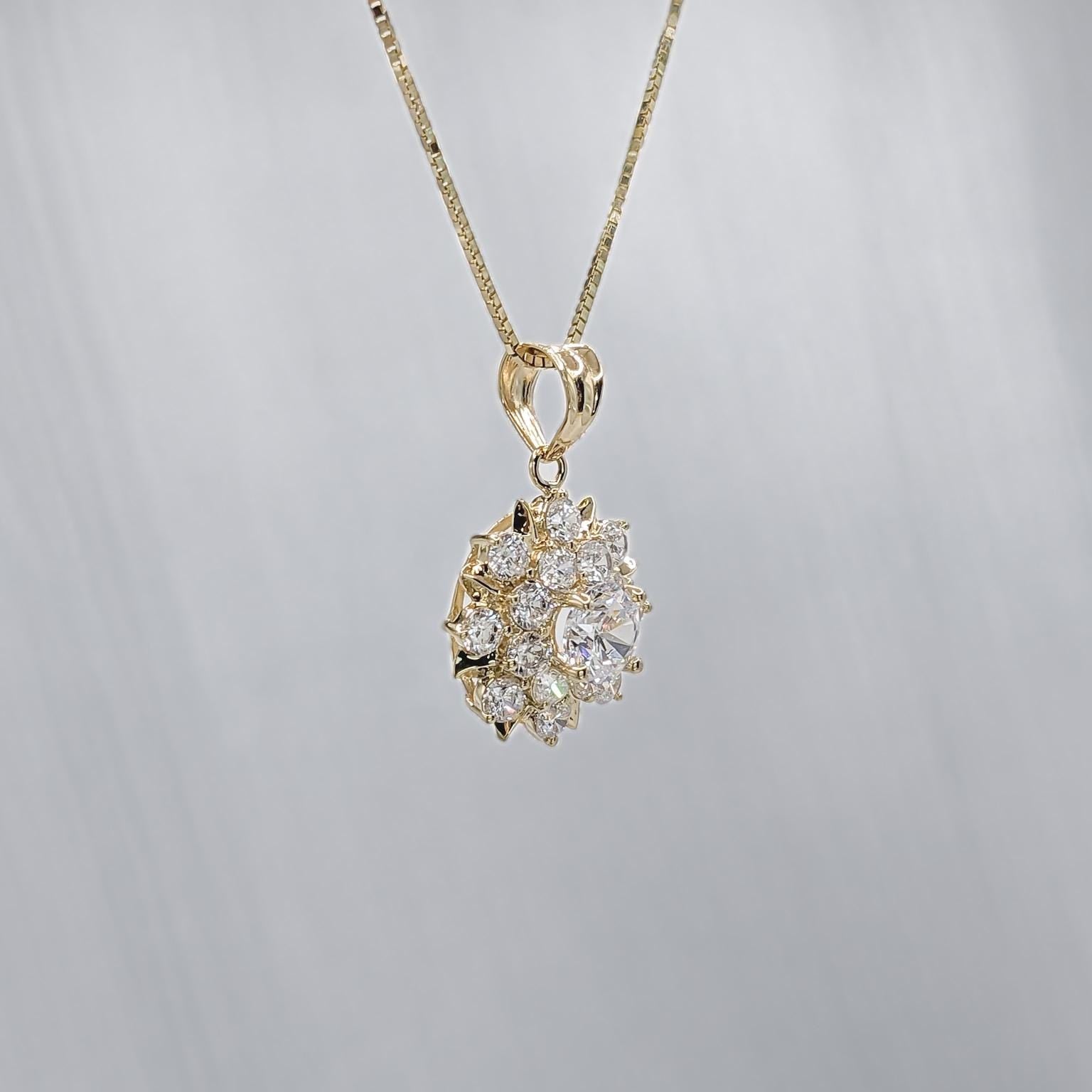 Starburst Flower Pendant