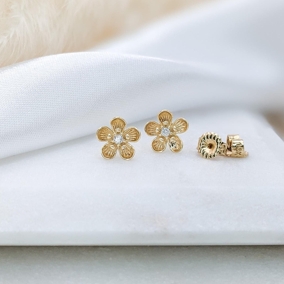 Small Flower Stud Earrings
