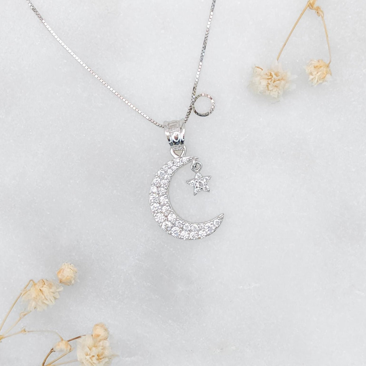 Stars and Moon Pendant