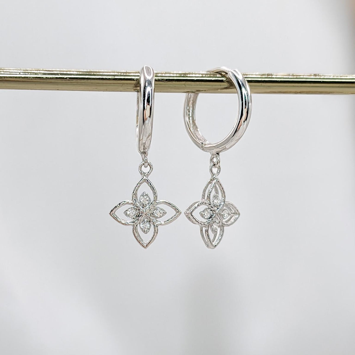 Vintage Petal Hoops