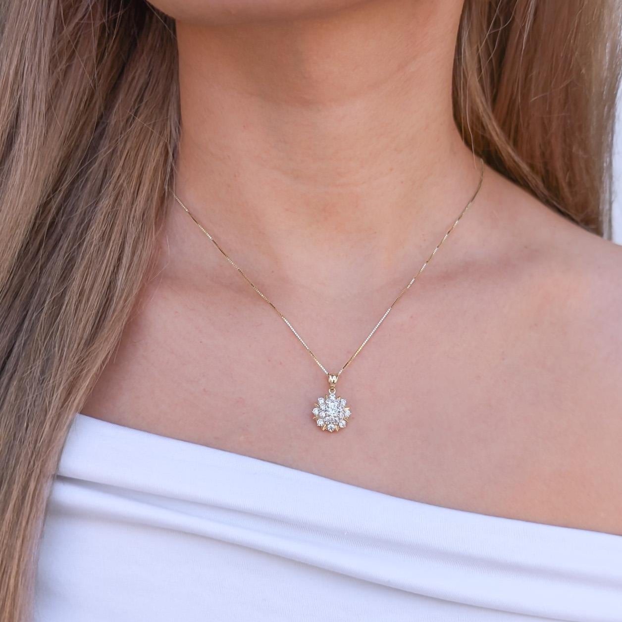Starburst Flower Necklace