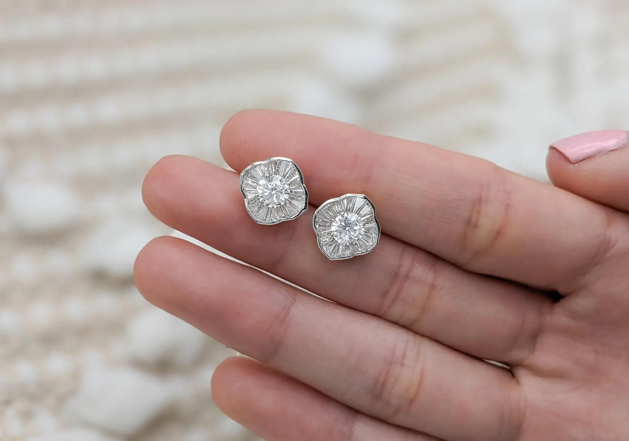 Vintage Statement Earrings - .925 Sterling Silver