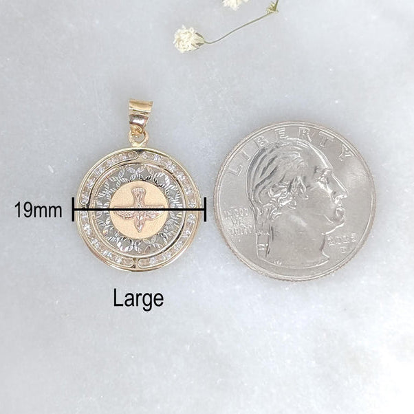 Tri-Color Dove Pendant