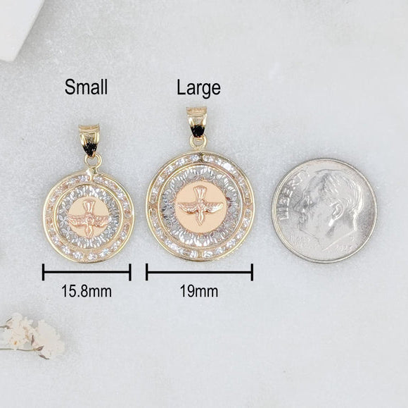 Tri-Color Dove Pendant