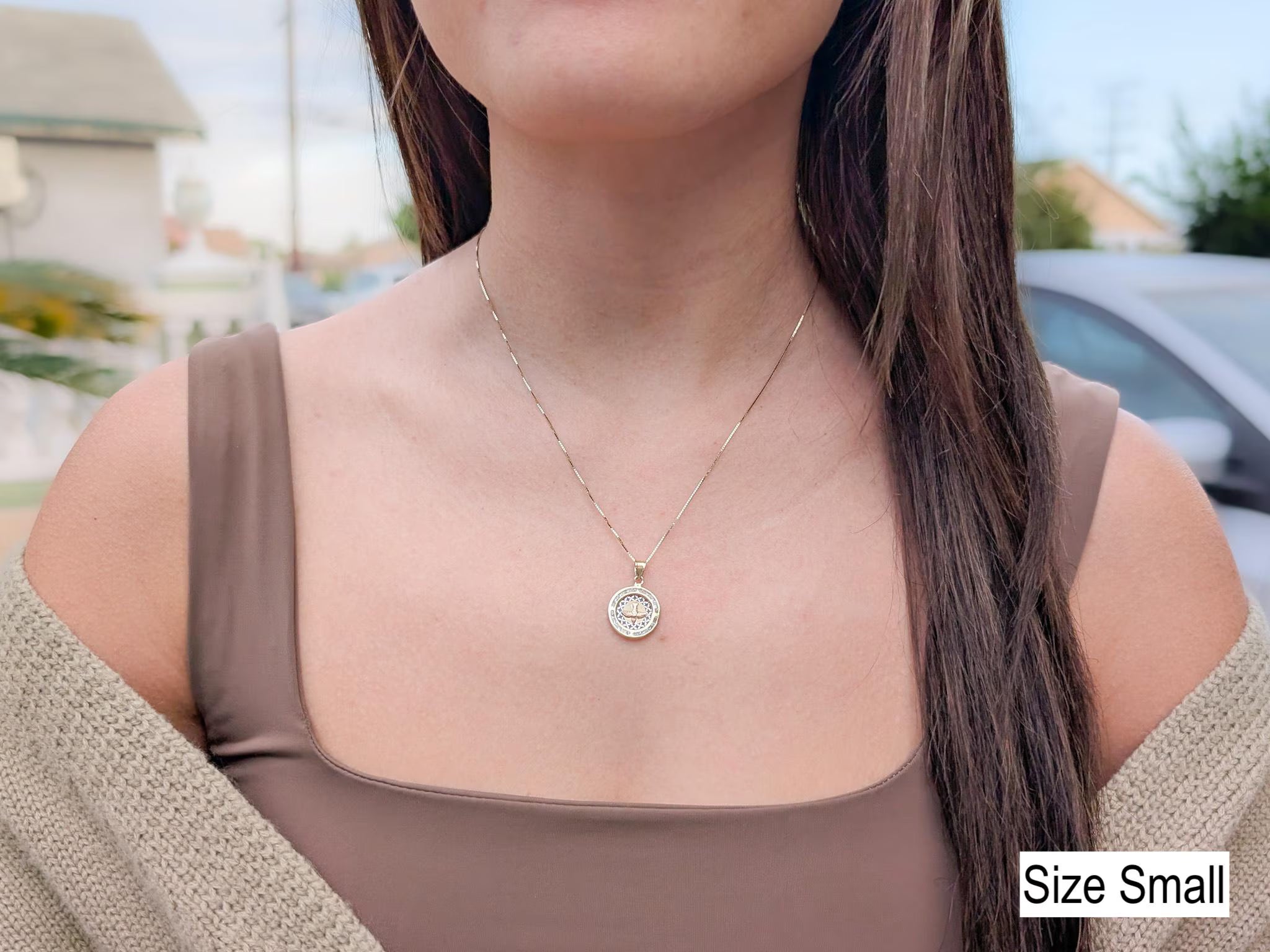 Tri-Color Dove Pendant