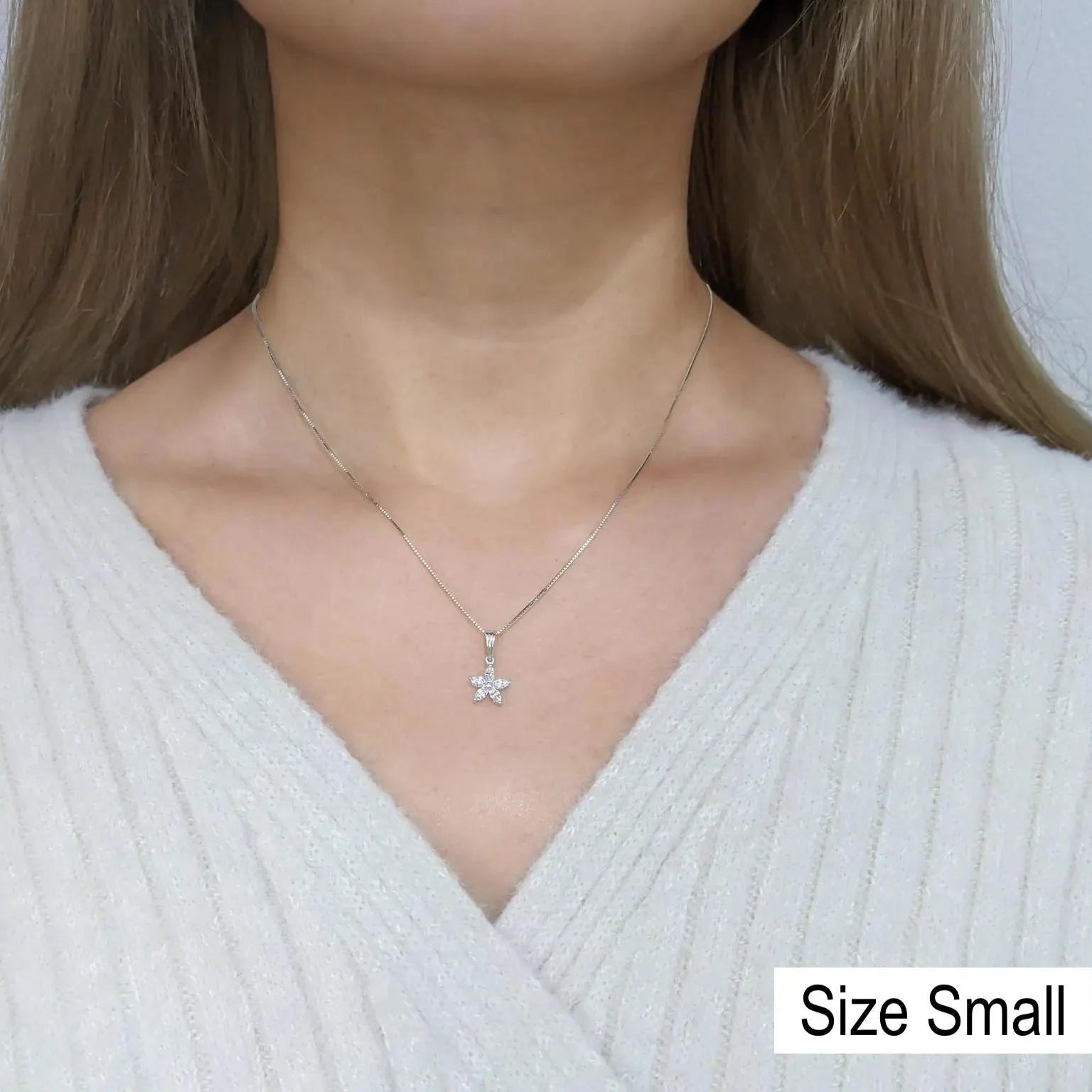 Lily Flower Pendant– .925 Sterling Silver