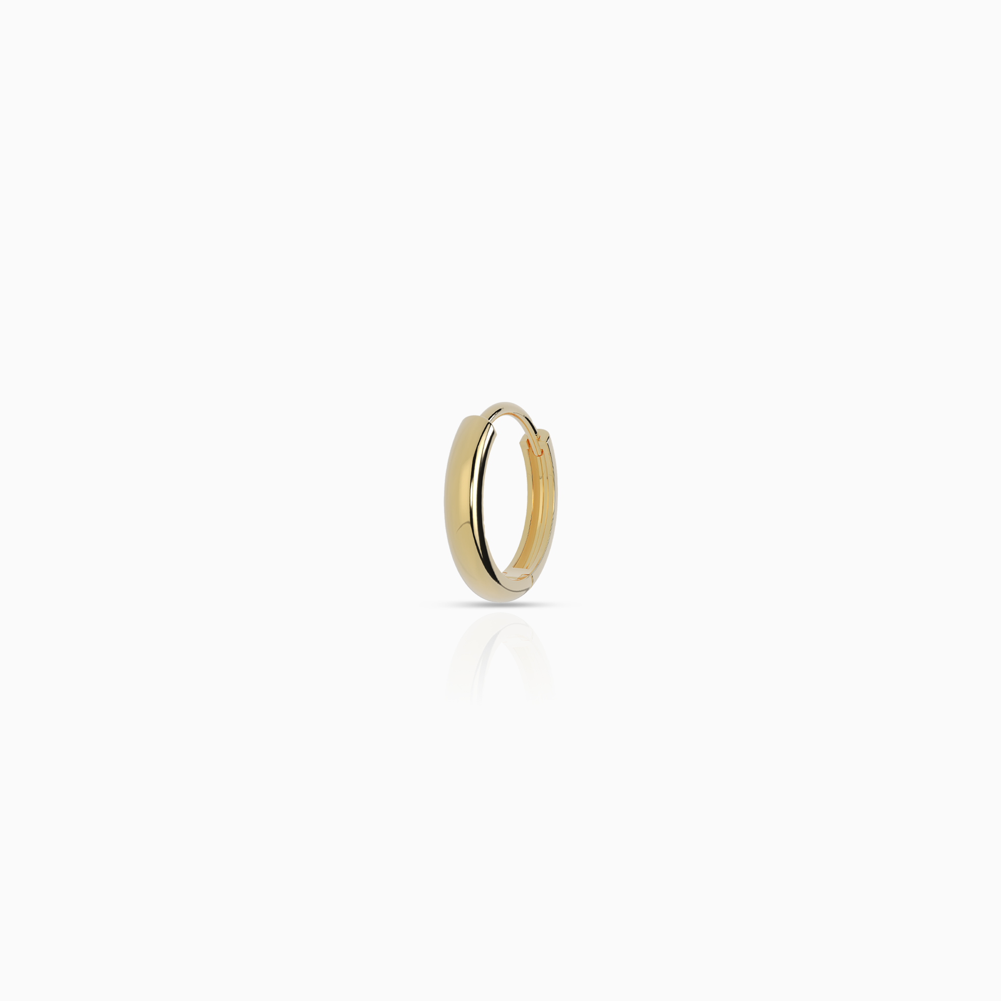 Small Gold Hoop Earrings - 10.8mm